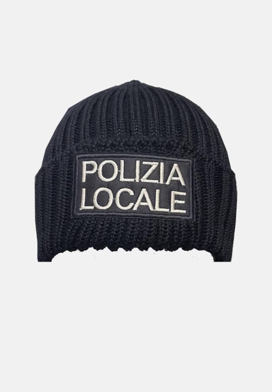 Berretto SECURITY Ricamato Cappellino cappello invernale da uomo tipo lana  nero polizia