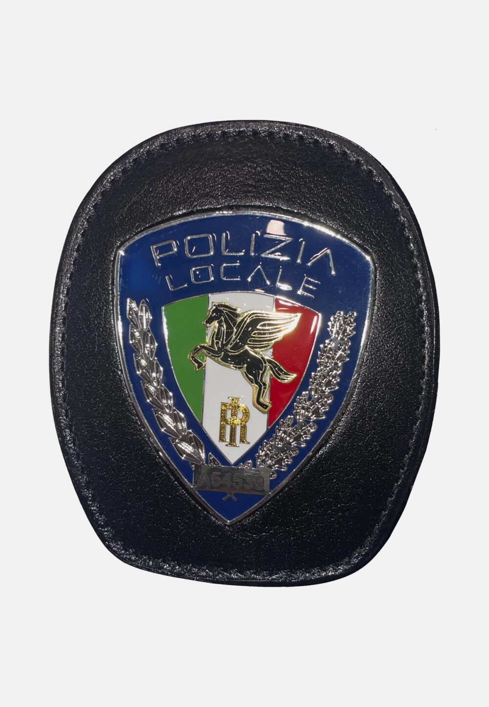 Porta placca da cintura Polizia Locale